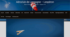 Desktop Screenshot of aeroclub-langogne.com